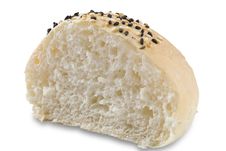Fresh Bread Roll With Sesame Royalty Free Stock Photography