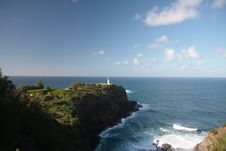 Kilauae Lighthouse Off Kauai Stock Photography