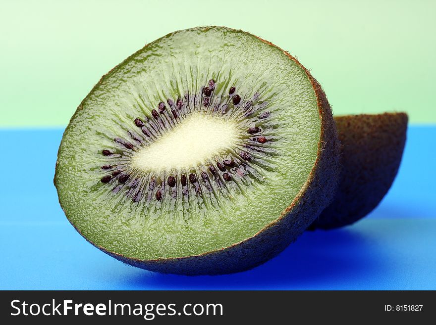 Close up from a kiwi