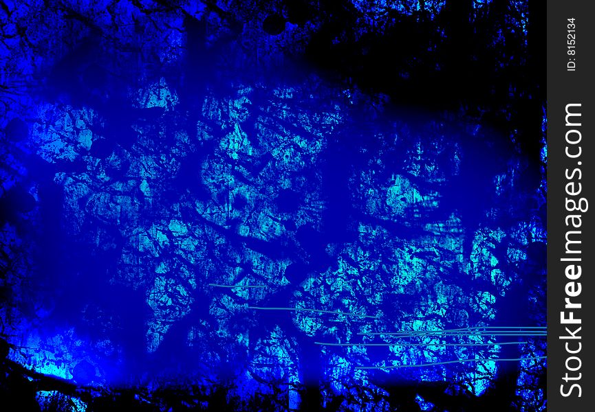 Blue vibrant texture with light effects, illustration. Blue vibrant texture with light effects, illustration