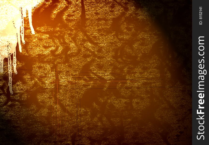 Old brown texture with light effects. illustration. Old brown texture with light effects. illustration