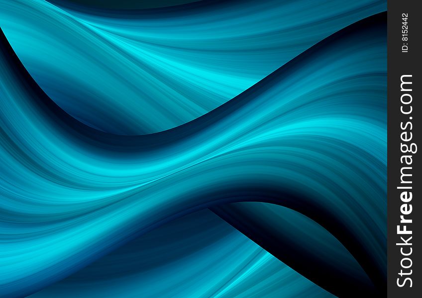 Blue dynamic waves texture. computer generated image. Blue dynamic waves texture. computer generated image