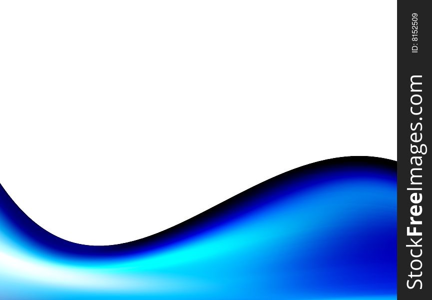 Blue wave background