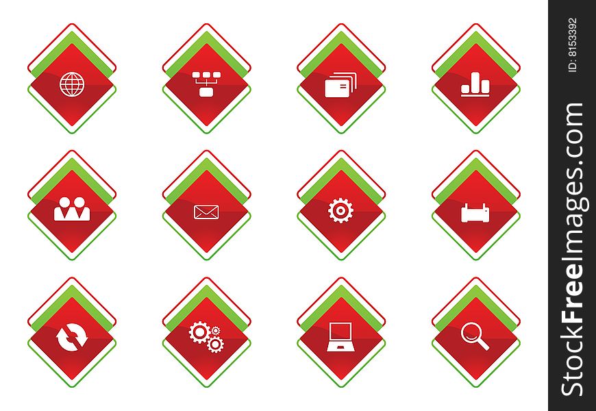 Vector Illustration web icon set