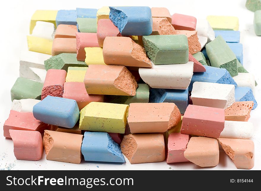 Group Of Colored Chalk