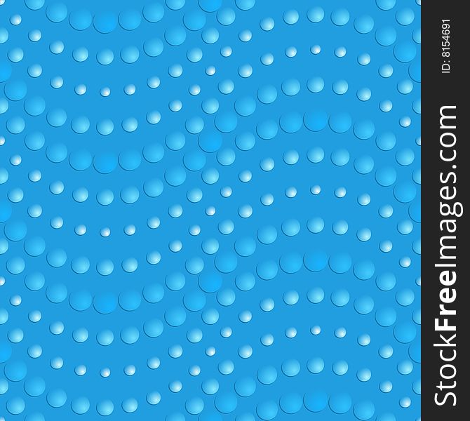 Vector illustration of Seamless Bubble Pattern
