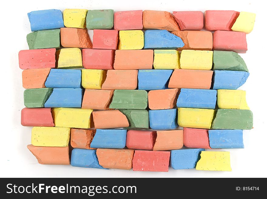 Set Of Colored Chalk