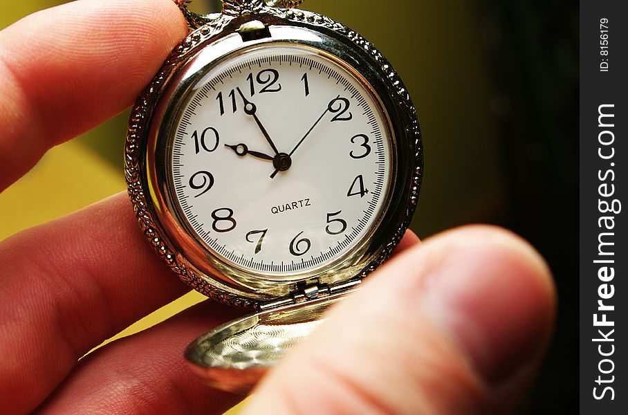 Beautifule vintage silver pocket watch