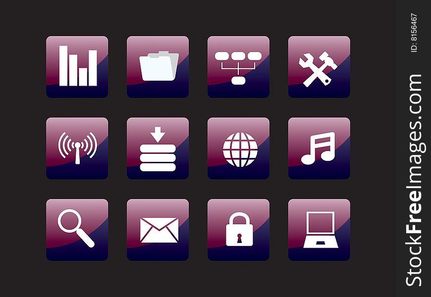 Vector Illustration web icon set