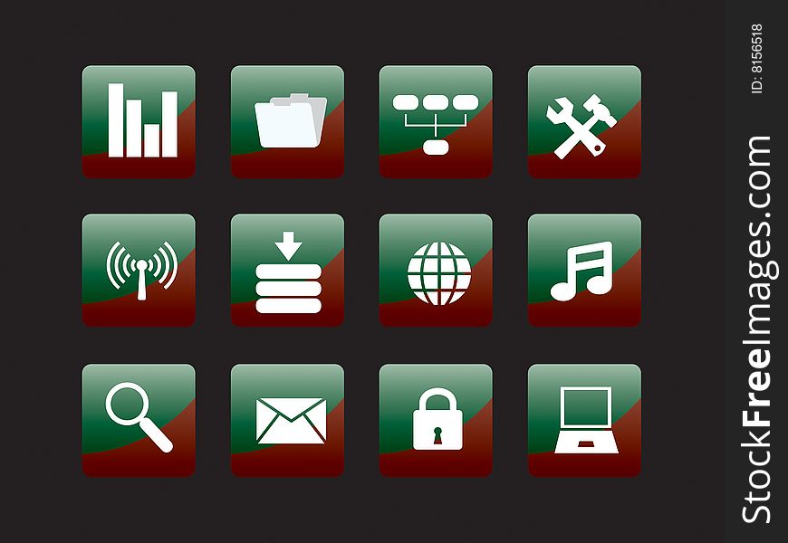 Web icon set