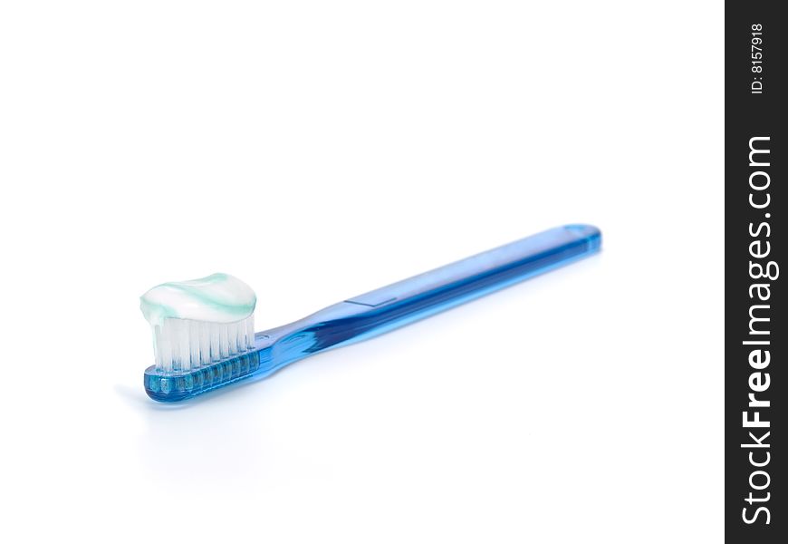 Toothbrush full of toothpaste