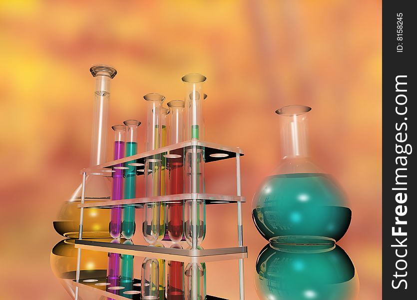 Chemical devices on a mirror surface