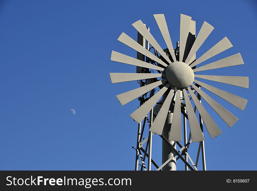 Stealthed Windmill Tower for Wireless Mobile Phones. Stealthed Windmill Tower for Wireless Mobile Phones