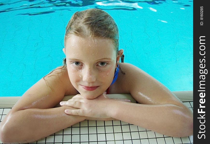Girl Portrait After Swim