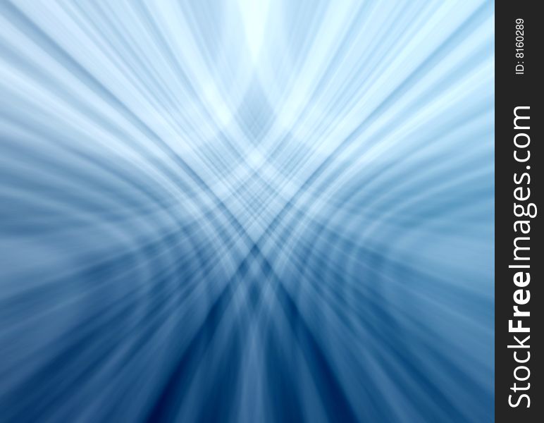 Abstract blue background with sun rays. Abstract blue background with sun rays