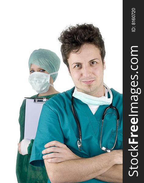 Young Doctor And Surgeon