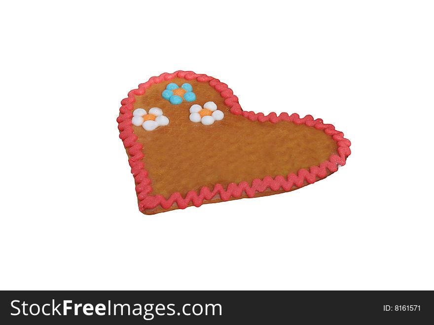 Cookies in the form of heart