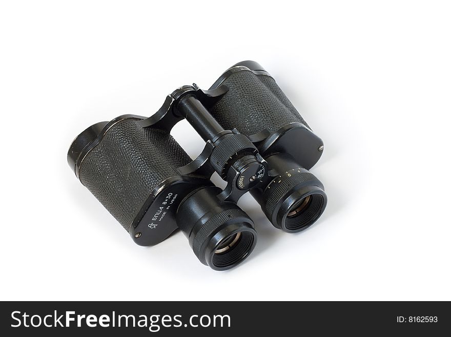 Old binoculars made in the USSR