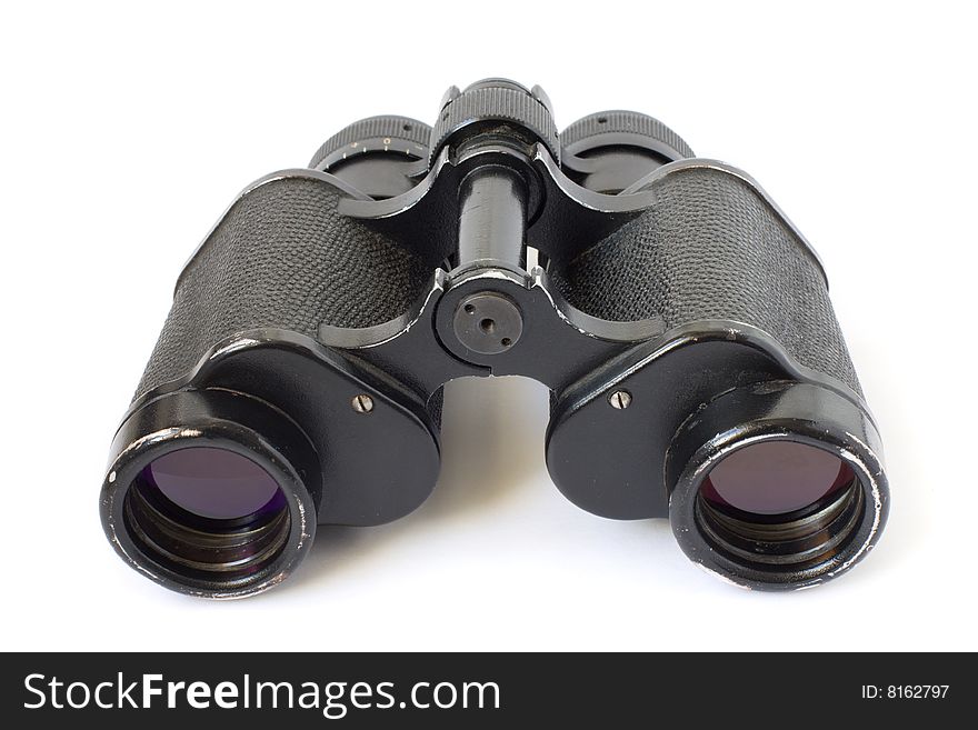 Old binoculars made in the USSR