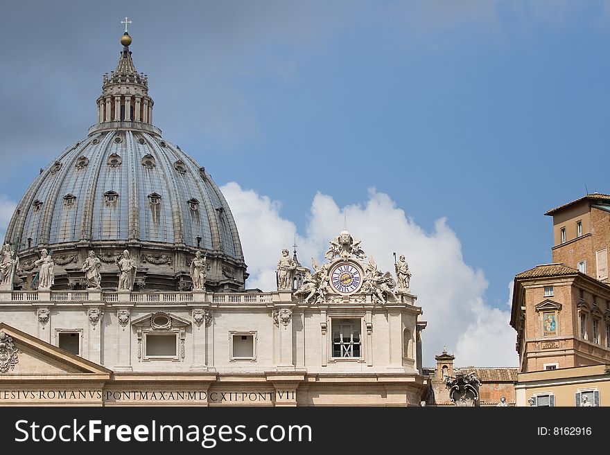 St. Peter's church. Rome. Vatican.