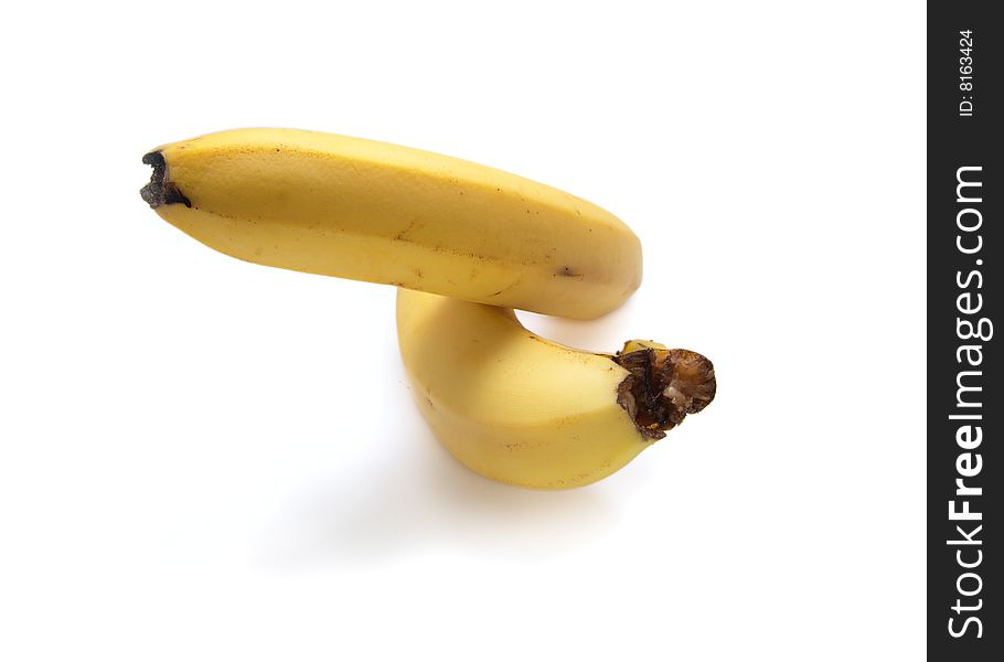 Bananas fruit isolated on white background