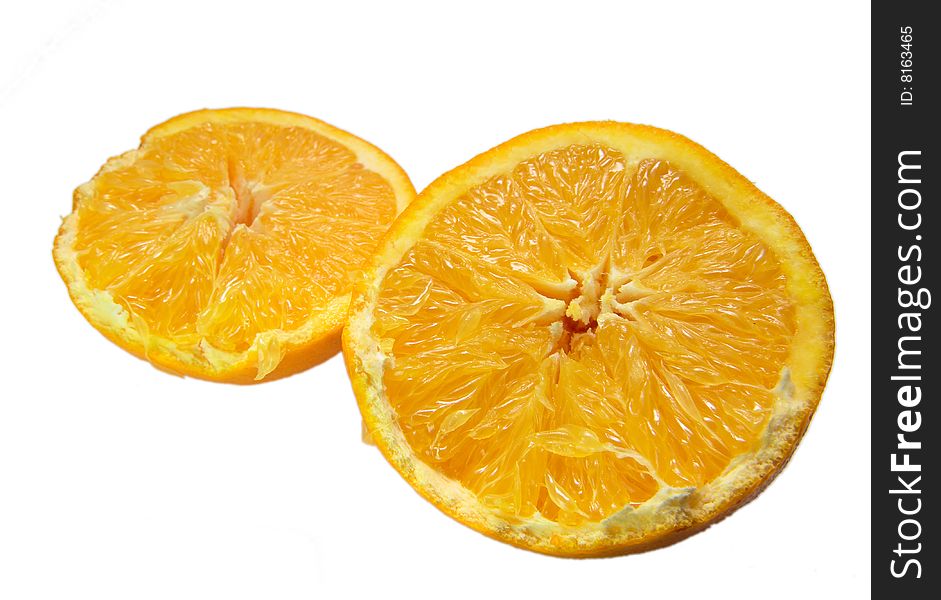 Orange isolated on a white background