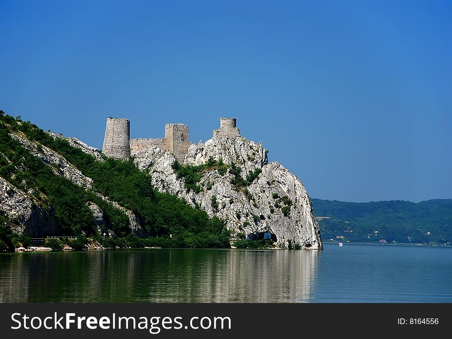 Old fortress in the Danube Valley, Serbia