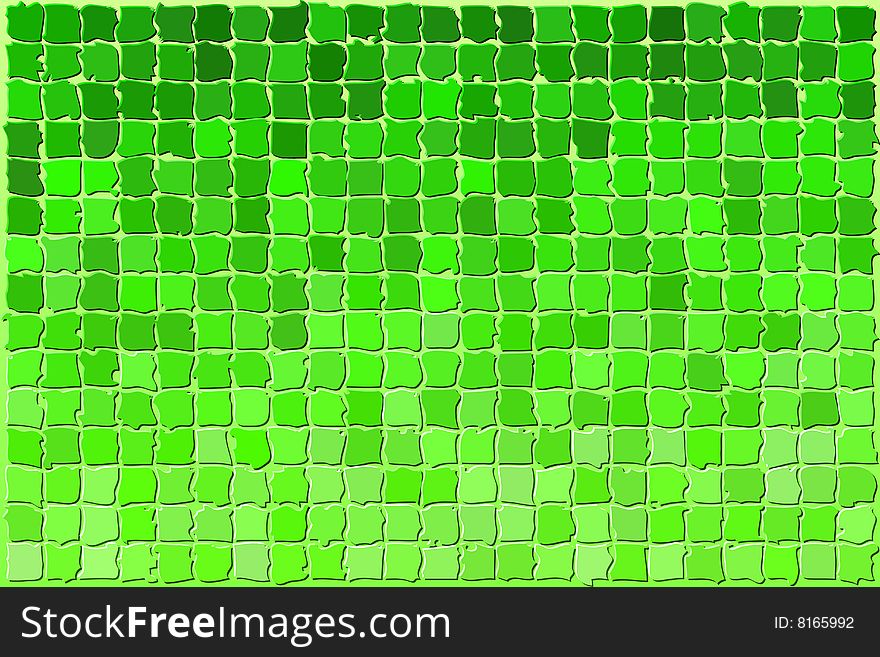 Vector illustration of Abstract Green