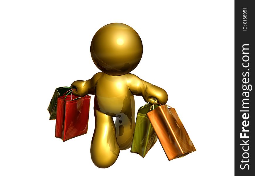 friend icon figure on shopping. friend icon figure on shopping