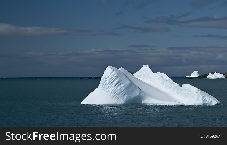 Iceberg off the Antarctic peninsula. Iceberg off the Antarctic peninsula.