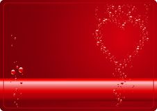 Heart From Bubbles Royalty Free Stock Images