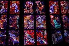 Stained-glass Window In St.Vitus Cathedral Royalty Free Stock Image Stained-glass Window In St.Vitus Cathedral Royalty Free Stock Image