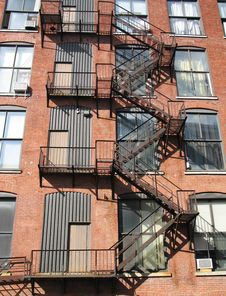 Brick Building Stock Photo