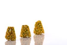 Three Plant Food Pellets Stock Photo Three Plant Food Pellets Stock Photo