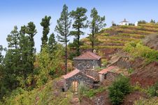Small Houses On La Palma Stock Photography Small Houses On La Palma Stock Photography