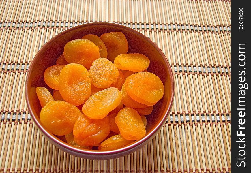 Cup with apricot