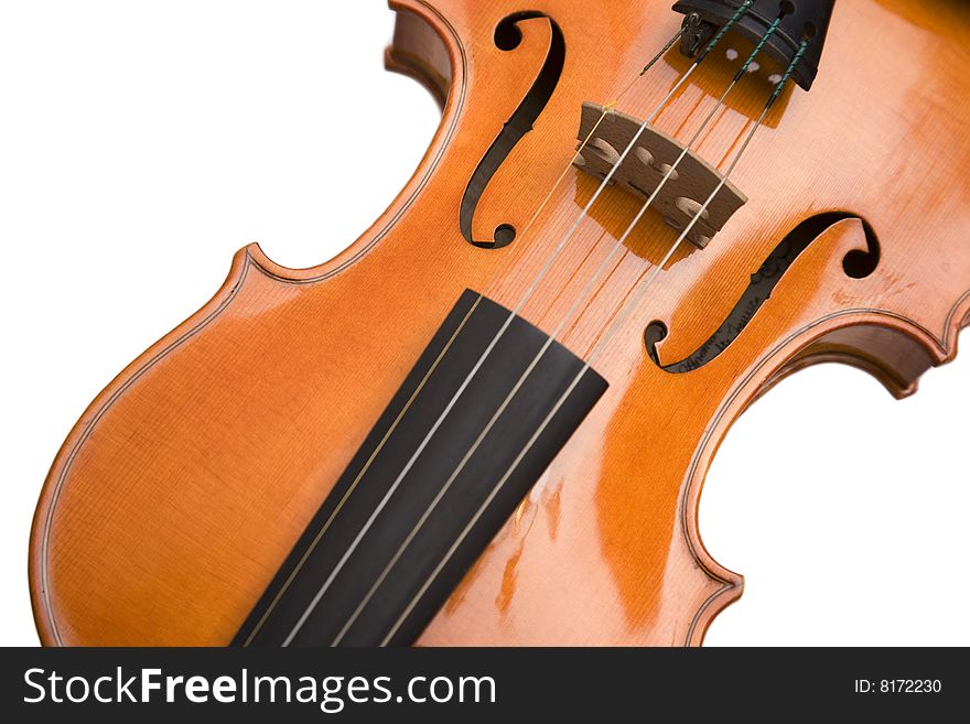 Close Up Of A Violin