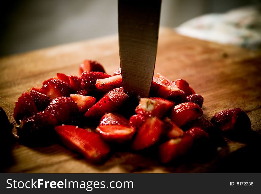Cutted Strawberries