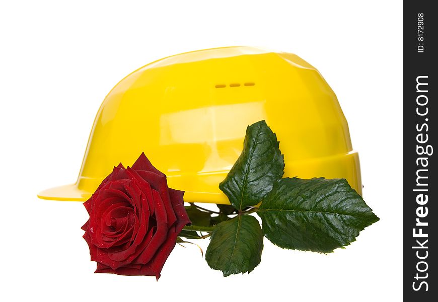 Helmet With Rose