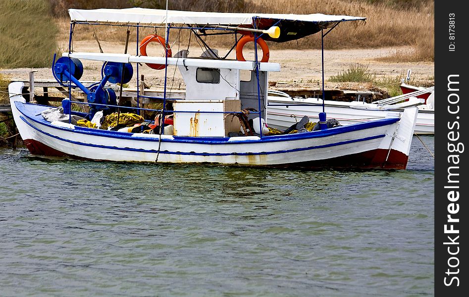 Old traditional Greek boat