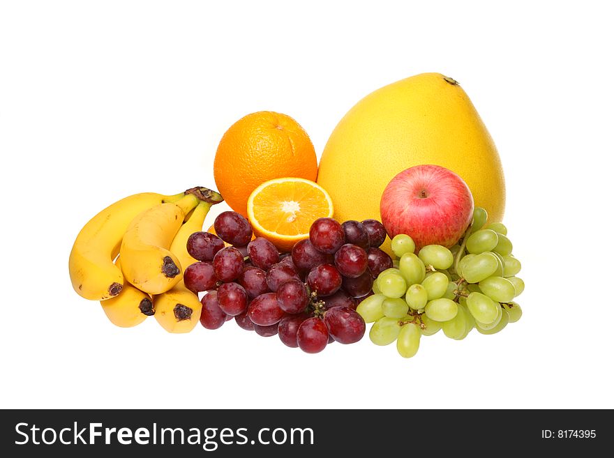 Fruits Isolated On A White