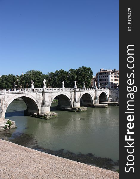 Sant' Angelo Bridge in Rome