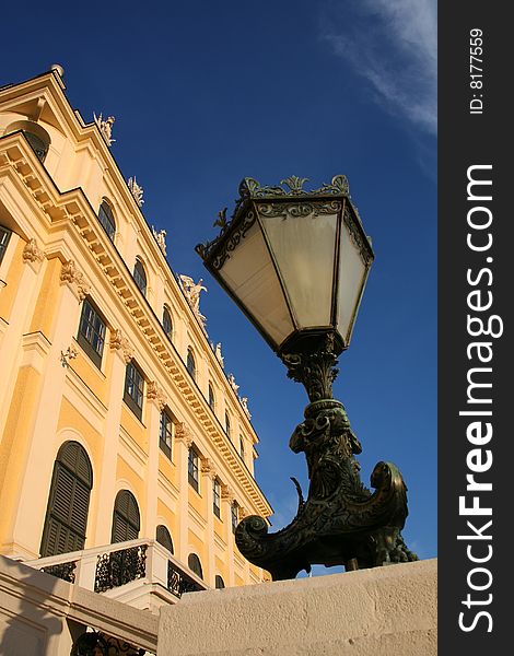 Beautiful palace of Schoenbrunn in Vienna / Austria