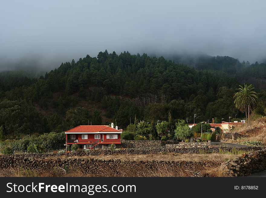 Nice mountain view of the Canary Island La Palma. Nice mountain view of the Canary Island La Palma