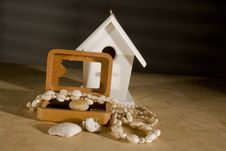 Bird House And Decore Royalty Free Stock Images Bird House And Decore Royalty Free Stock Images