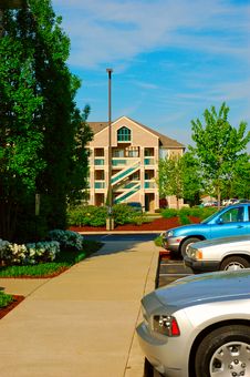 House In Small Town Royalty Free Stock Photography House In Small Town Royalty Free Stock Photography