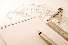 Architecture Blueprint Royalty Free Stock Images Architecture Blueprint Royalty Free Stock Images