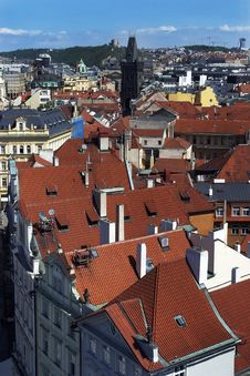 Prague S Roofs Royalty Free Stock Photography Prague S Roofs Royalty Free Stock Photography