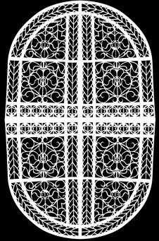 Abstract Oval White Decoration Stock Image Abstract Oval White Decoration Stock Image