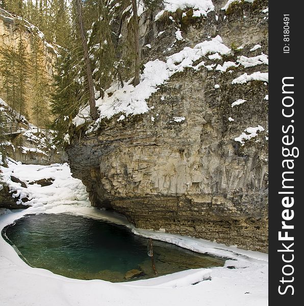 Johnston Canyon, Banff National Park, Alberta, Canada. Johnston Canyon, Banff National Park, Alberta, Canada